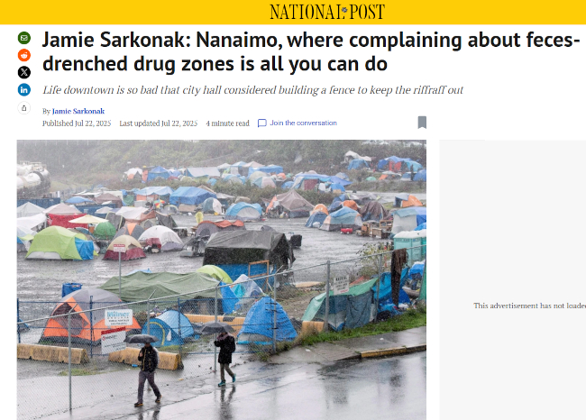 Nanaimo squalor National Post July 22 2025